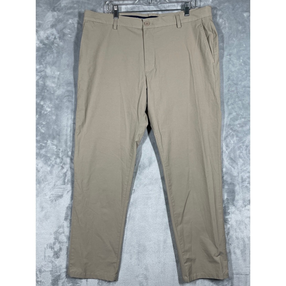 Vineyard Vines OTG On-The-Go Pant Mens 38x30 Khaki Tan Performance Chino Stretch